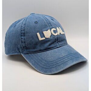 Ohio Local Home Free Denim Hat Adjustable Strap Back Unisex OSFM Blue Native